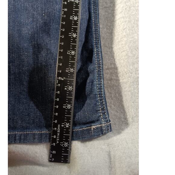 Ariat REAL Denim Skyla Straight Jeans Women’s Size 26WL Blue Medium Wash Western - Picture 3 of 8